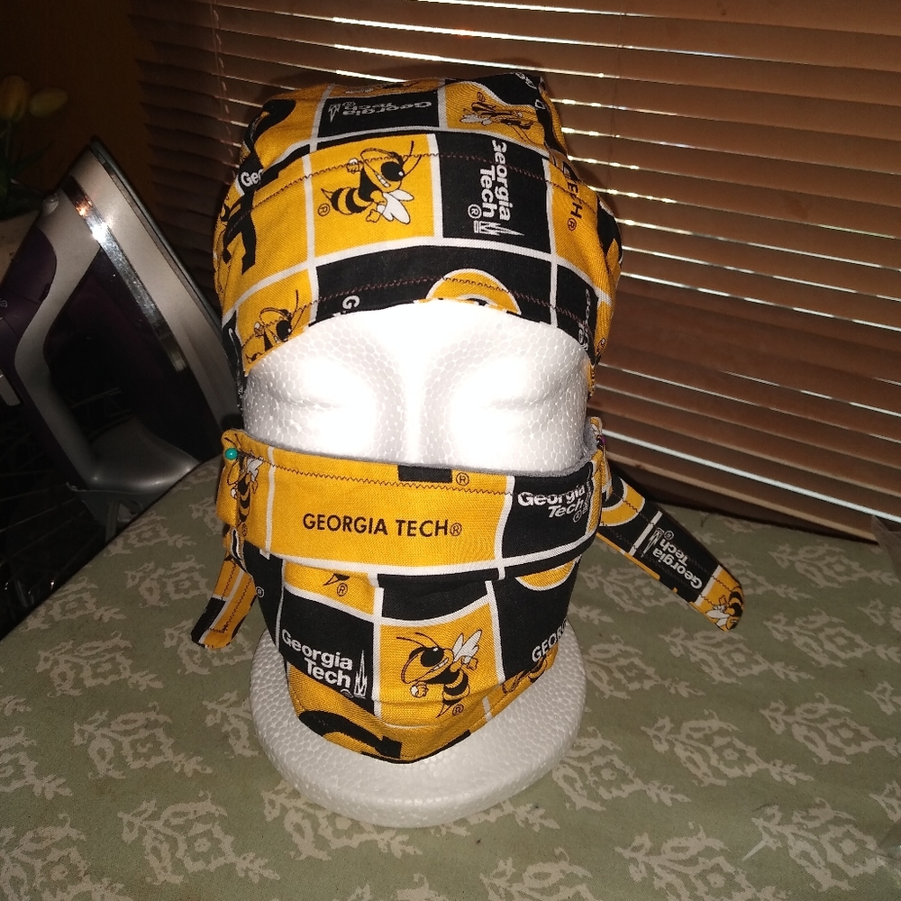 Face mask with filter and skull cap